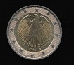 Euro - 2 Euro - Germany - 2002 - Bi-Metallic Brass Center In Copper-Nickel Ring - KM# 214 - 25.75 mm - 0